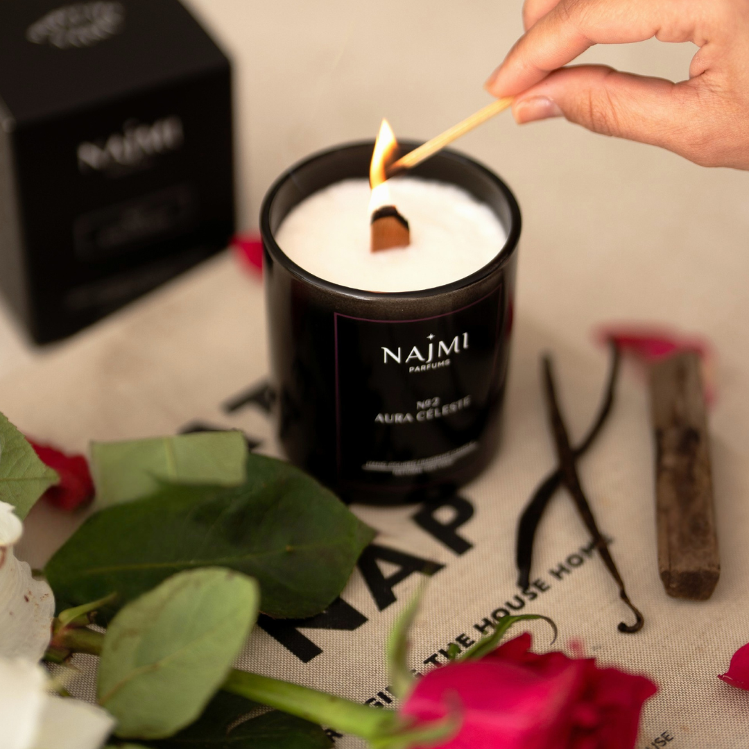 N°2 Aura Céleste / Bougie Parfumée