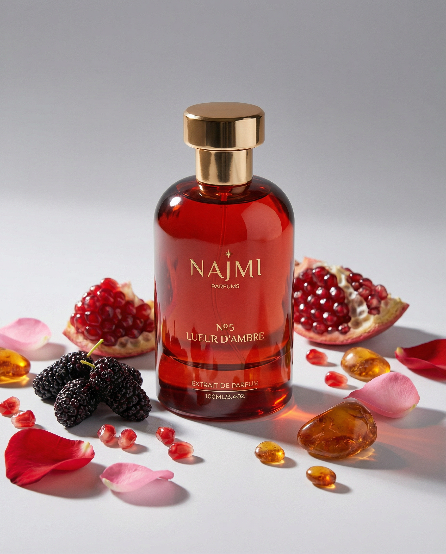 N°5 LUEUR D'AMBRE | Extrait de parfum 100ml - Parfums Najmi