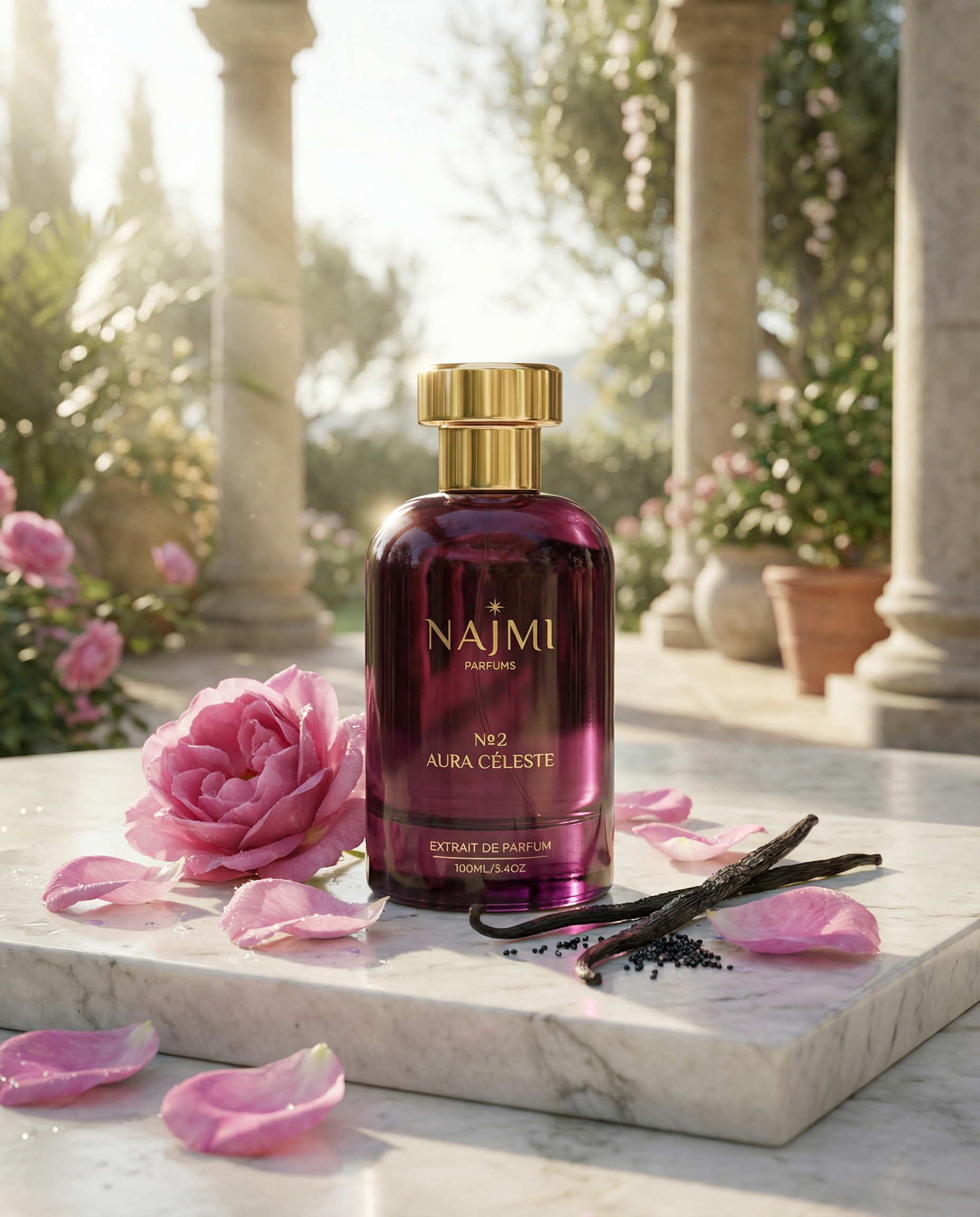 N°2 AURA CÉLESTE | Extrait de parfum 100ml - Parfums Najmi