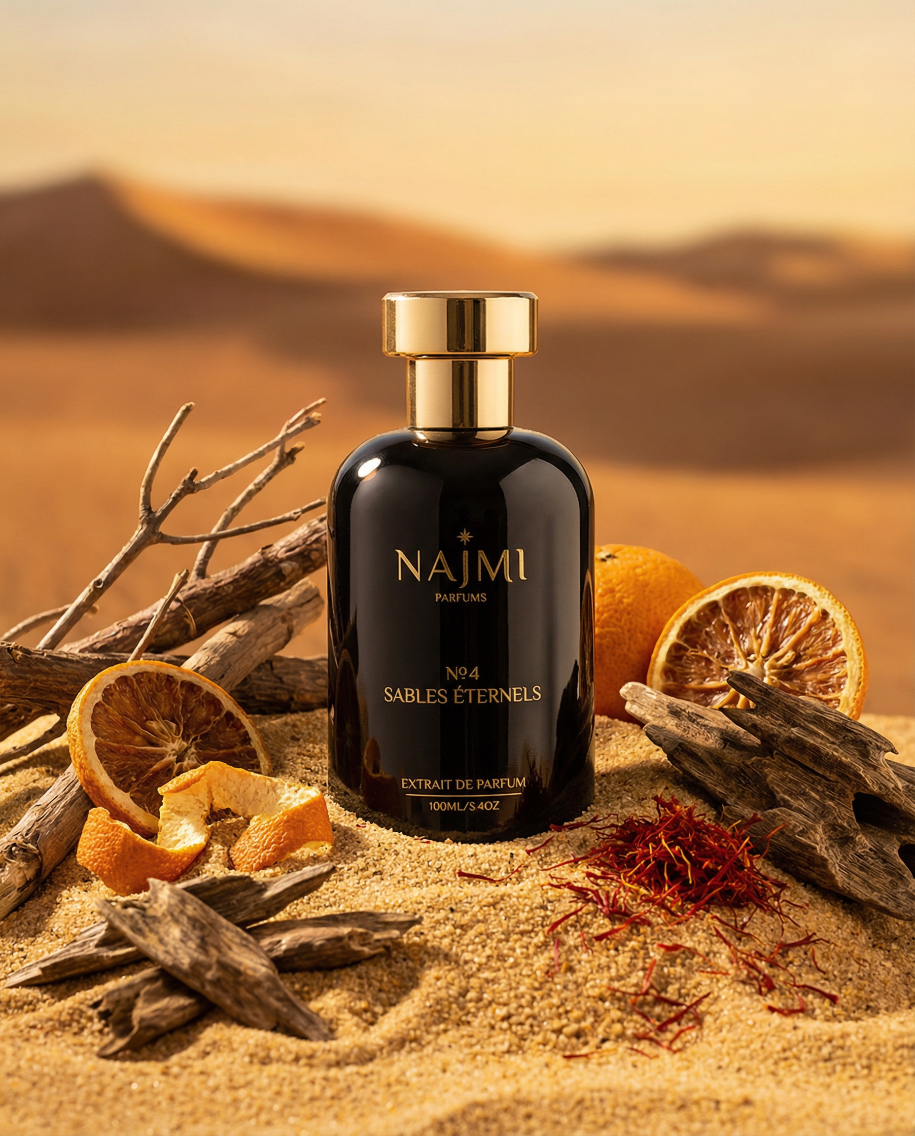 N°4 SABLES ÉTERNELS | Extrait de parfum 100ml - Parfums Najmi